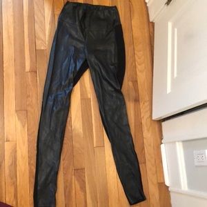 Aritzia leather leggings